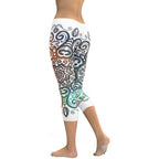 Floral Ornament Capris