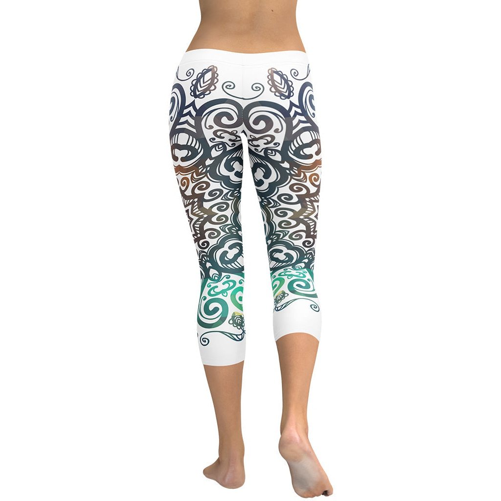 Floral Ornament Capris