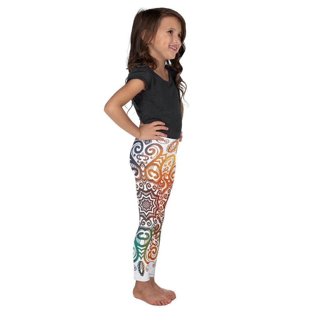 Floral Ornament Kid's Leggings