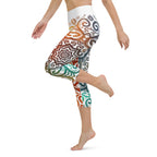 Floral Ornament Yoga Capris