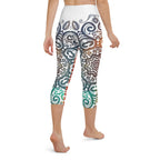 Floral Ornament Yoga Capris