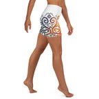 Floral Ornament Yoga Shorts