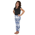 Floral Porcelain Cats Kid's Leggings