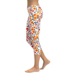 Floral Warmth Capris