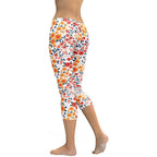 Floral Warmth Capris