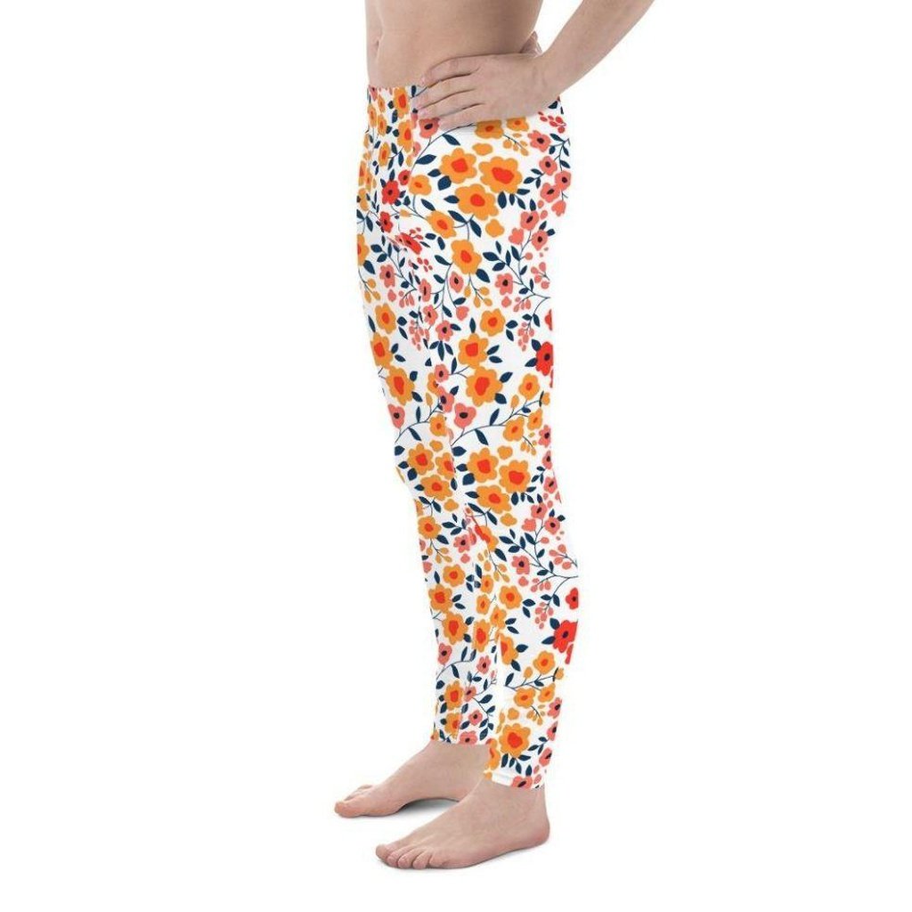 Floral Warmth Men's Leggings