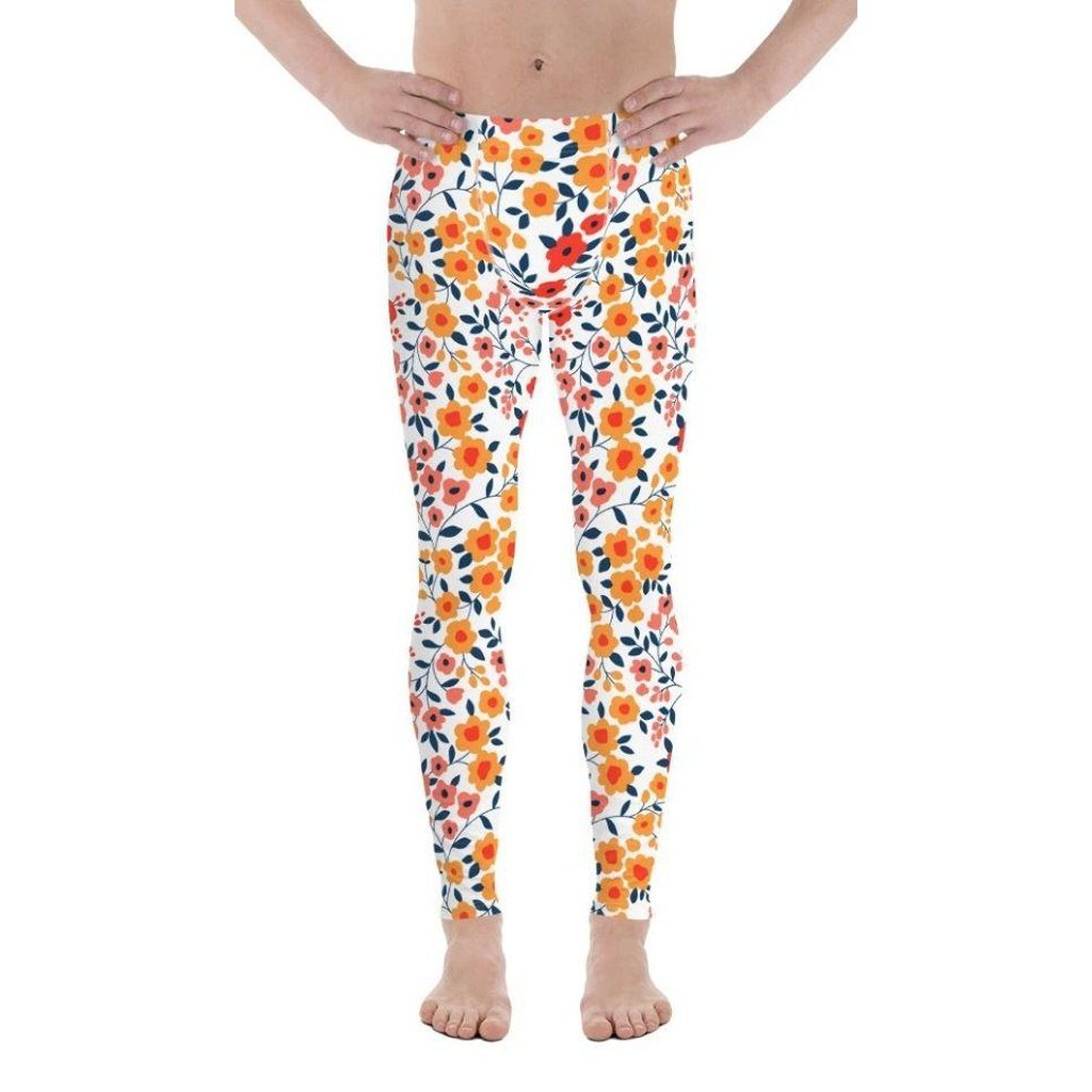 Floral Warmth Men's Leggings