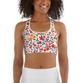 Floral Warmth Sports Bra