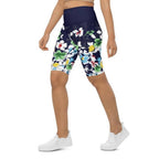 Flower Drawings Biker Shorts