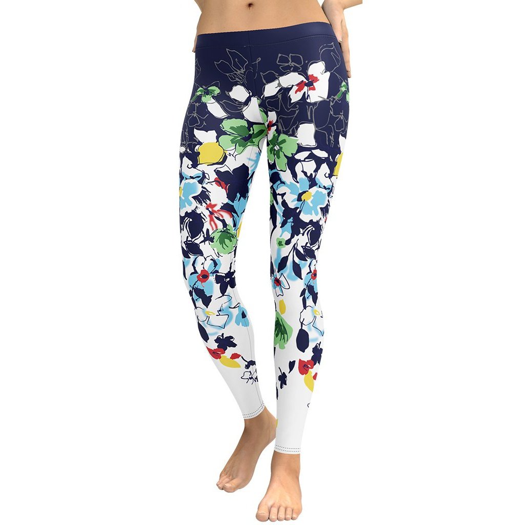 Flower Drawings Leggings