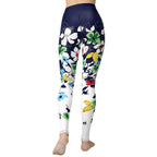 Flower Drawings Yoga Leggings