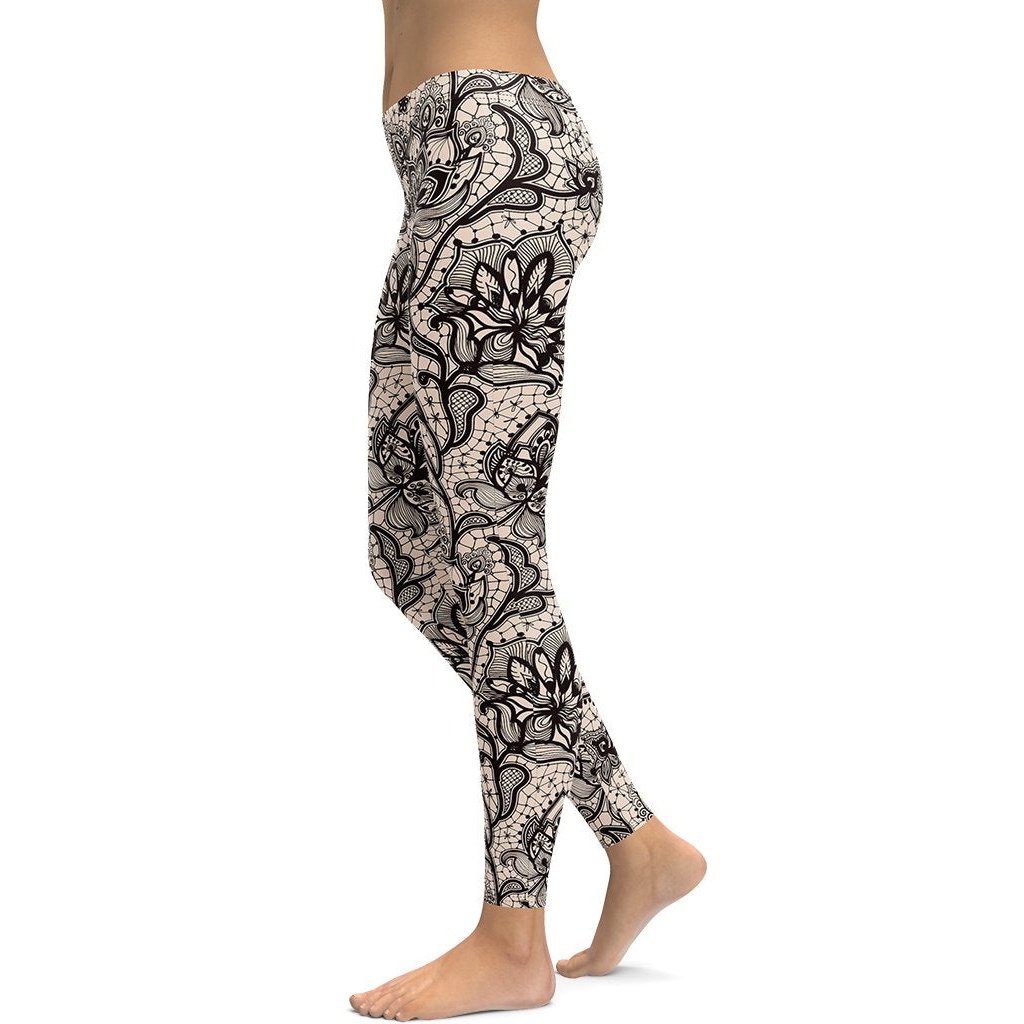 Flower Lace Leggings
