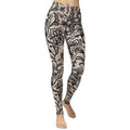 Flower Lace Print Yoga Leggings