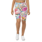 Flower Power Biker Shorts