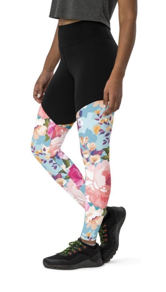 Flower Power Compression Leggings