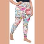 Flower Power Plus Size Leggings