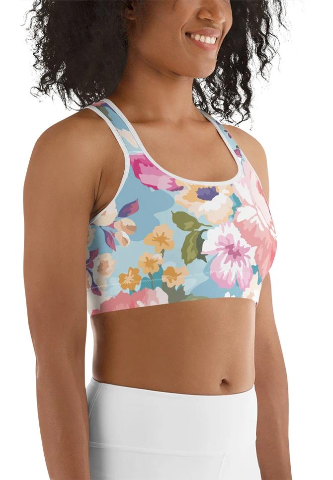 Flower Power Sports Bra