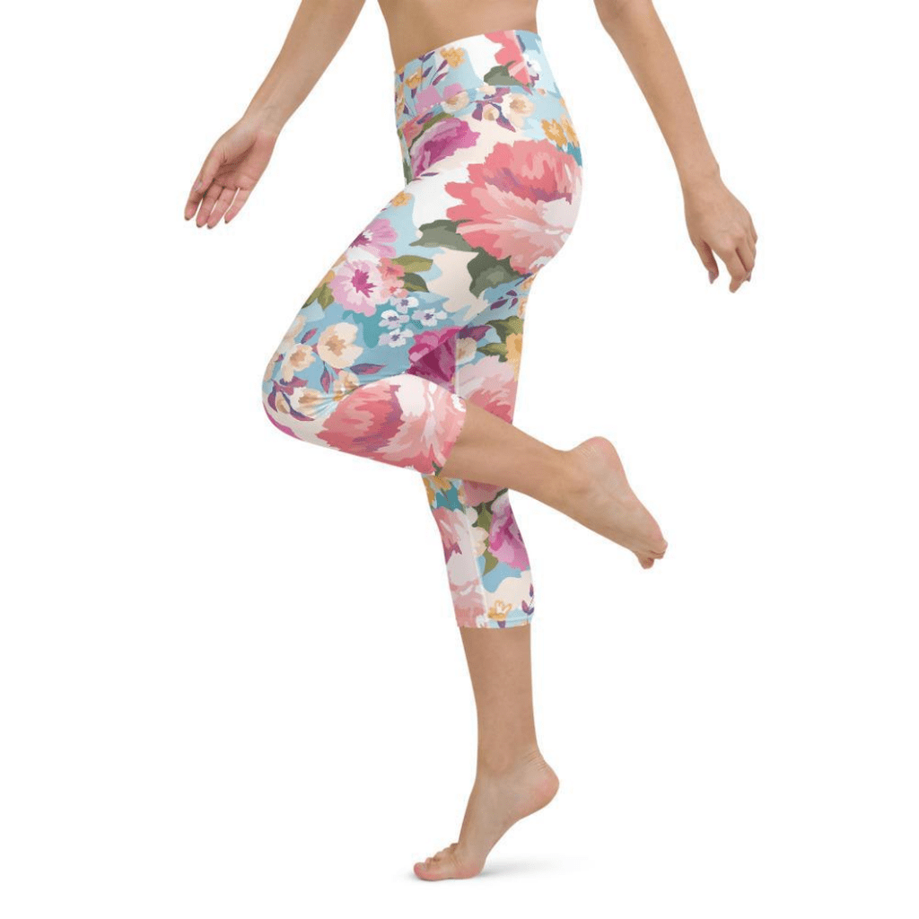Flower Power Yoga Capris