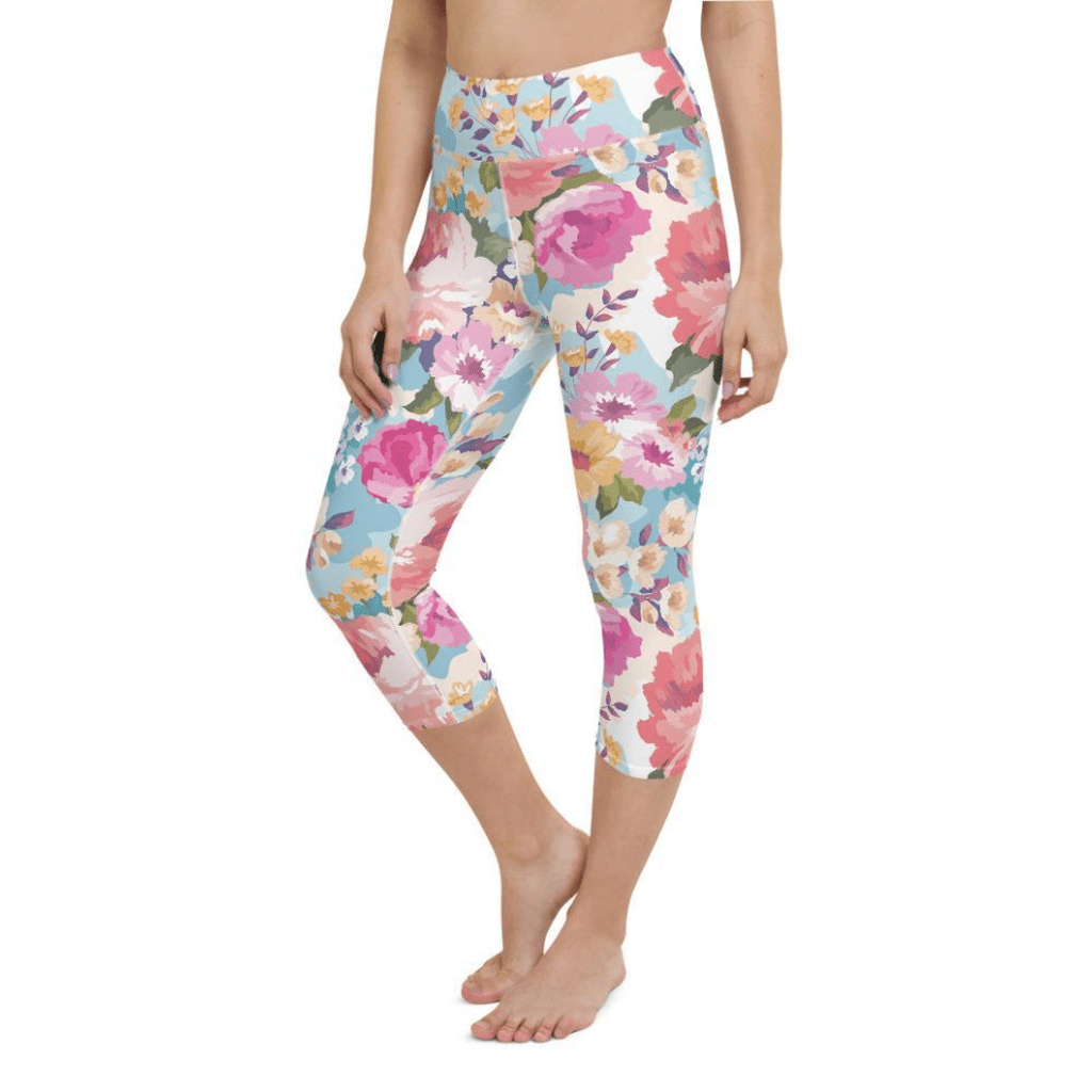 Flower Power Yoga Capris