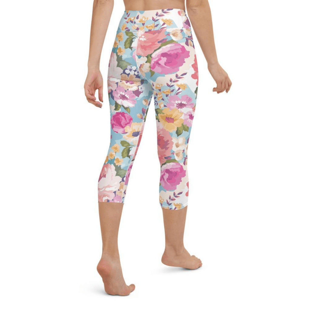 Flower Power Yoga Capris