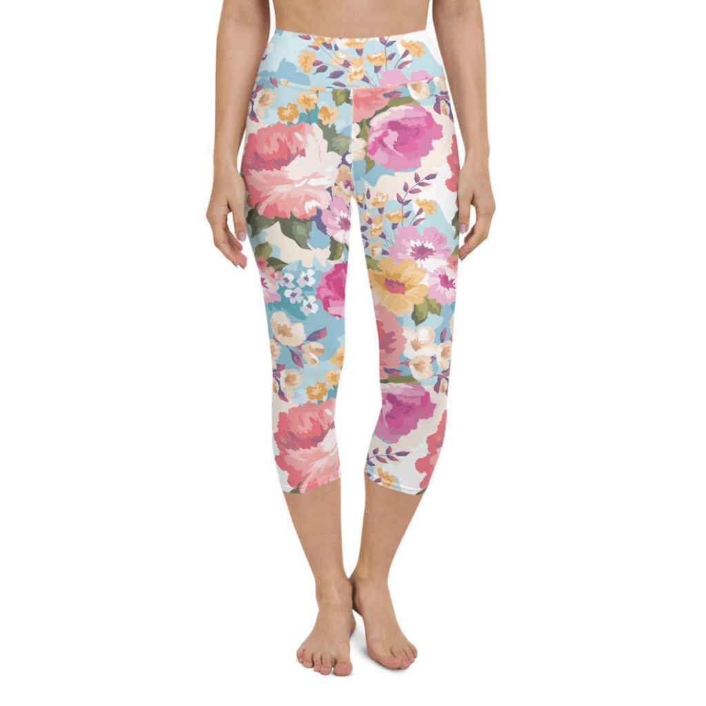 Flower Power Yoga Capris