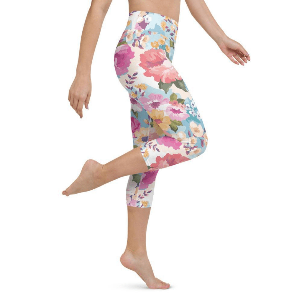 Flower Power Yoga Capris