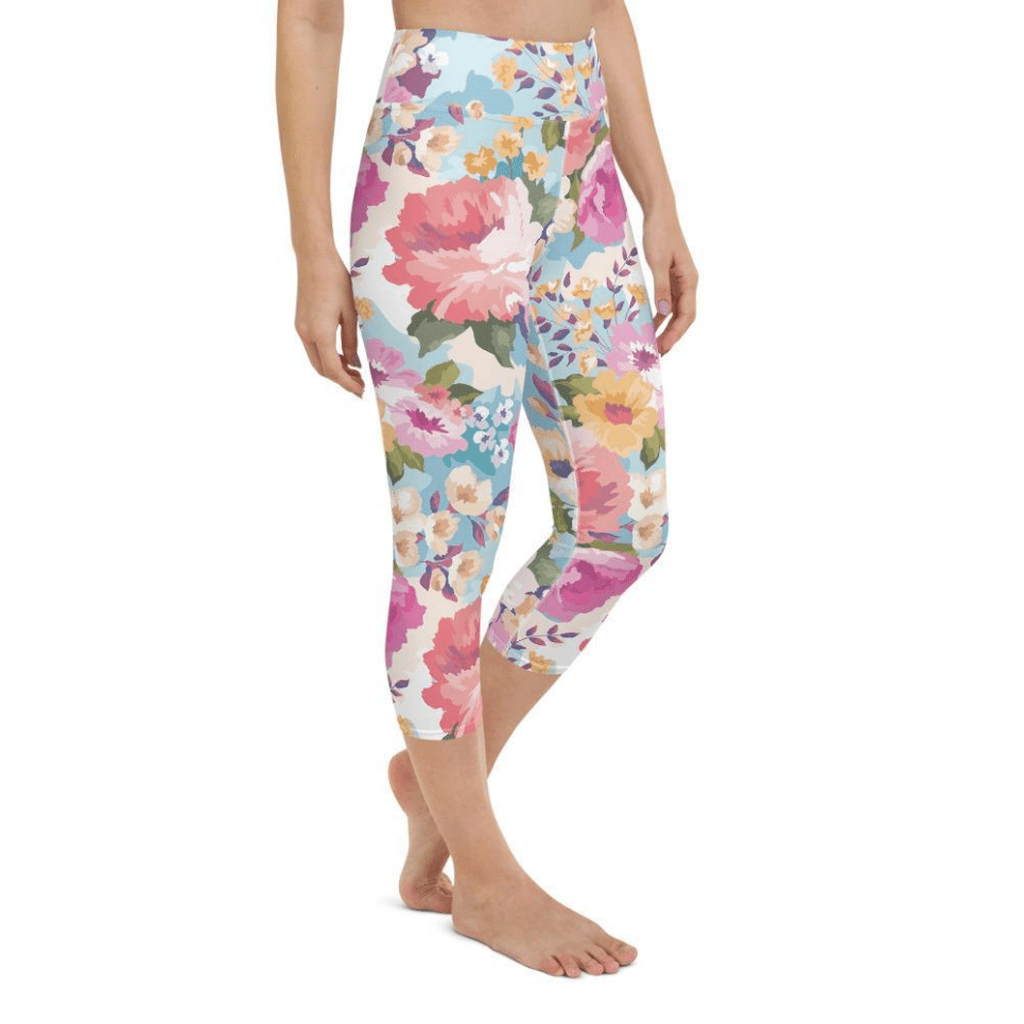 Flower Power Yoga Capris