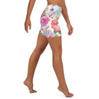 Flower Power Yoga Shorts