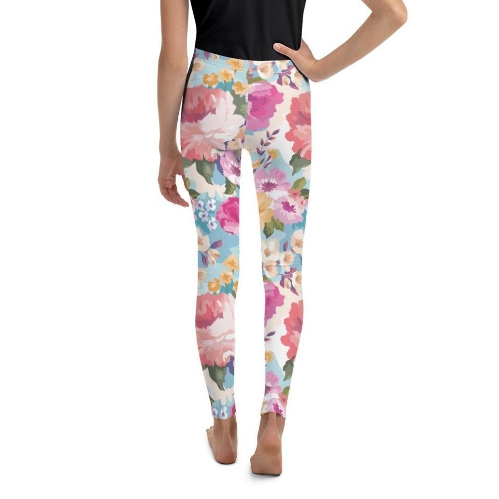 Flower Power Youth Leggings