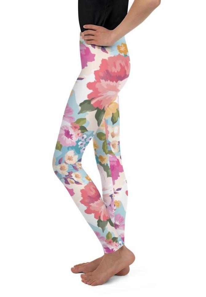 Flower Power Youth Leggings