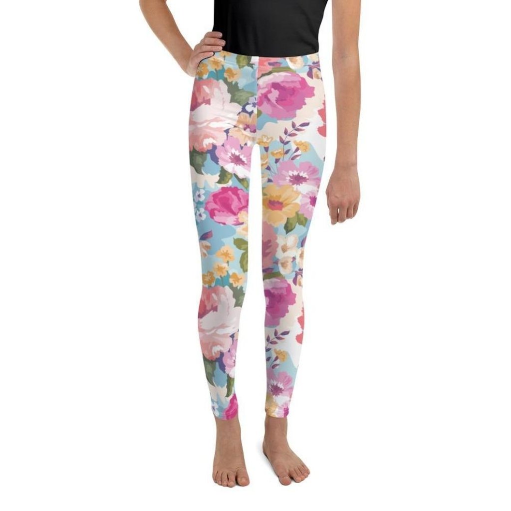 Flower Power Youth Leggings