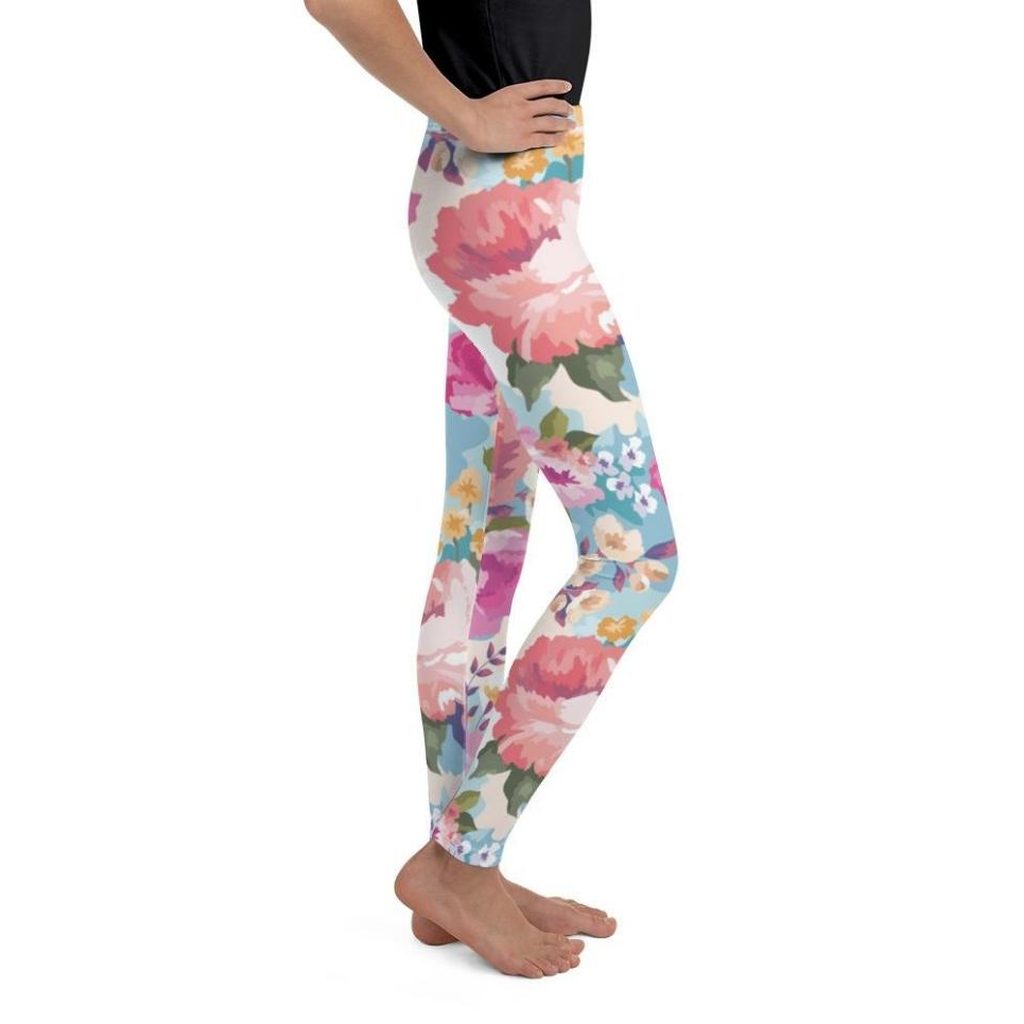 Flower Power Youth Leggings
