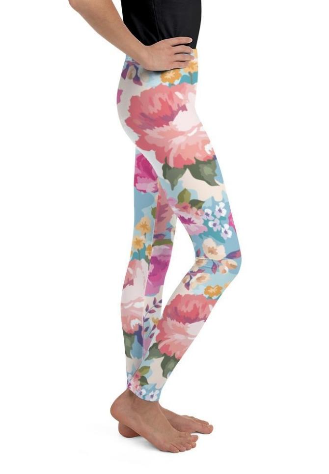 Flower Power Youth Leggings