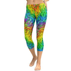 Fluffy Rainbow Capris