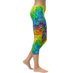 Fluffy Rainbow Capris