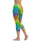 Fluffy Rainbow Capris