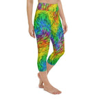 Fluffy Rainbow Yoga Capris