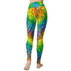 Fluffy Rainbow Yoga Leggings