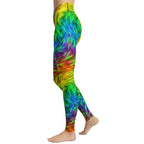 Fluffy Rainbow Yoga Leggings