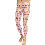 Fun Easter Eggs Pattern Leggings