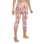 Fun Easter Eggs Pattern Yoga Capris