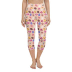 Fun Easter Eggs Pattern Yoga Capris