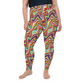 Funky Psychedelic Plus Size Leggings