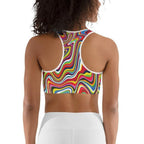 Funky Psychedelic Sports Bra