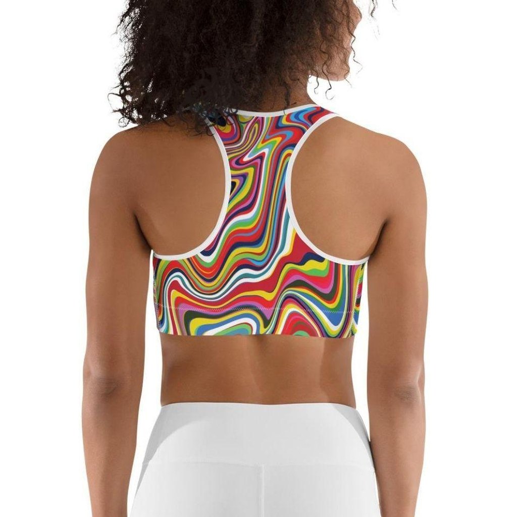 Funky Psychedelic Sports Bra