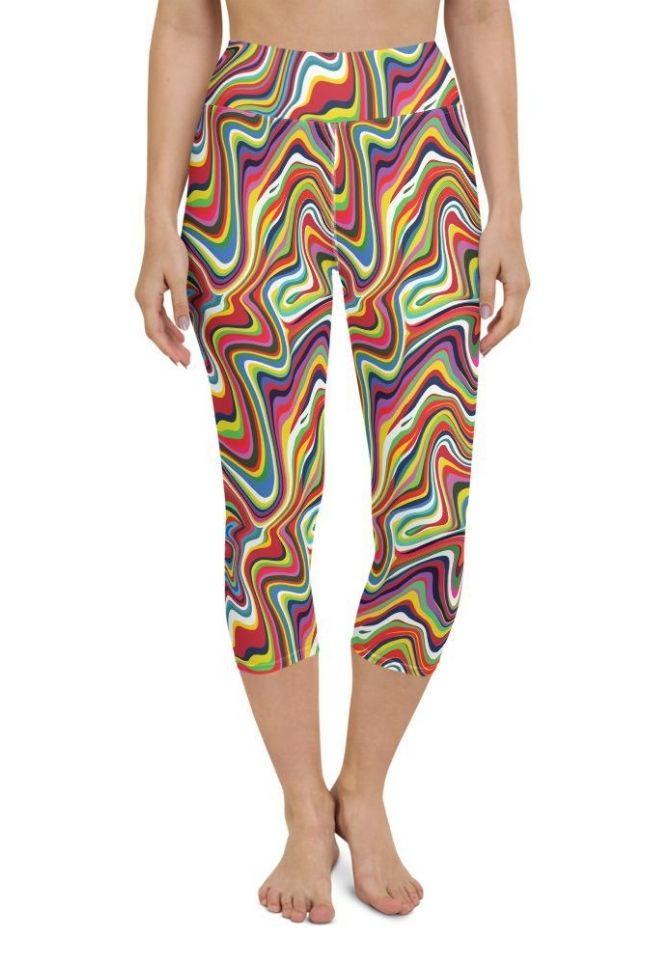 Funky Psychedelic Yoga Capris