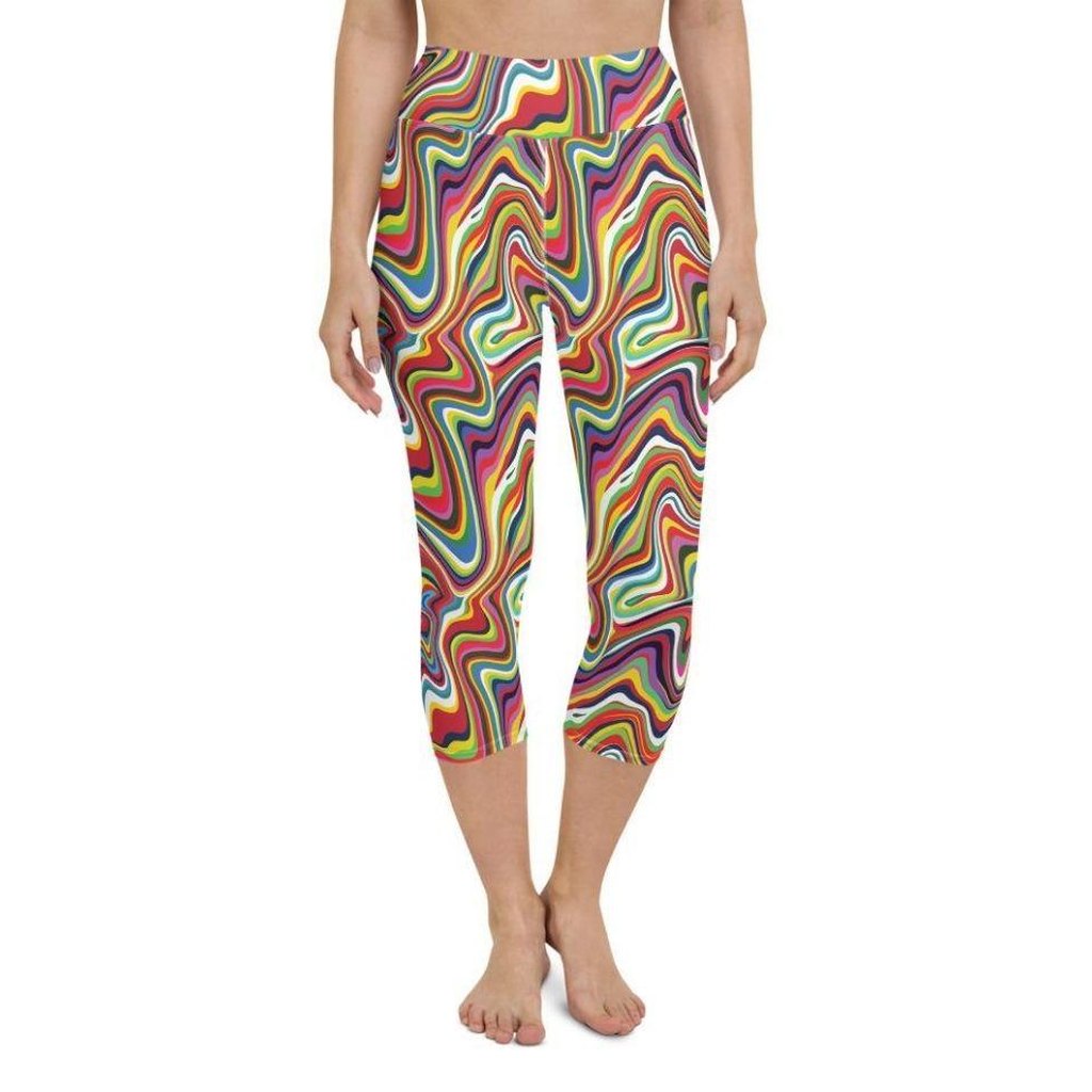 Funky Psychedelic Yoga Capris