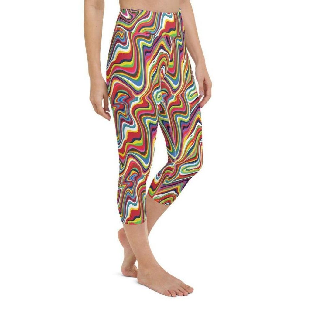 Funky Psychedelic Yoga Capris