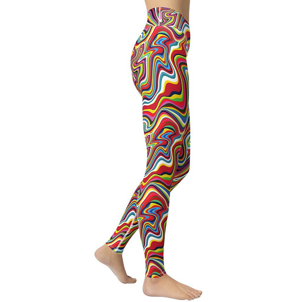 Funky Psychedelic Yoga Leggings