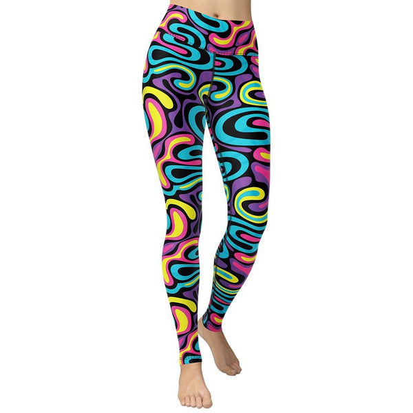 Colorful Abstract Yoga Pants – Rizaries